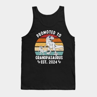 PROMOTED TO GRANDPASAURUS BABY ANNOUNCEMENT 2024 Tank Top